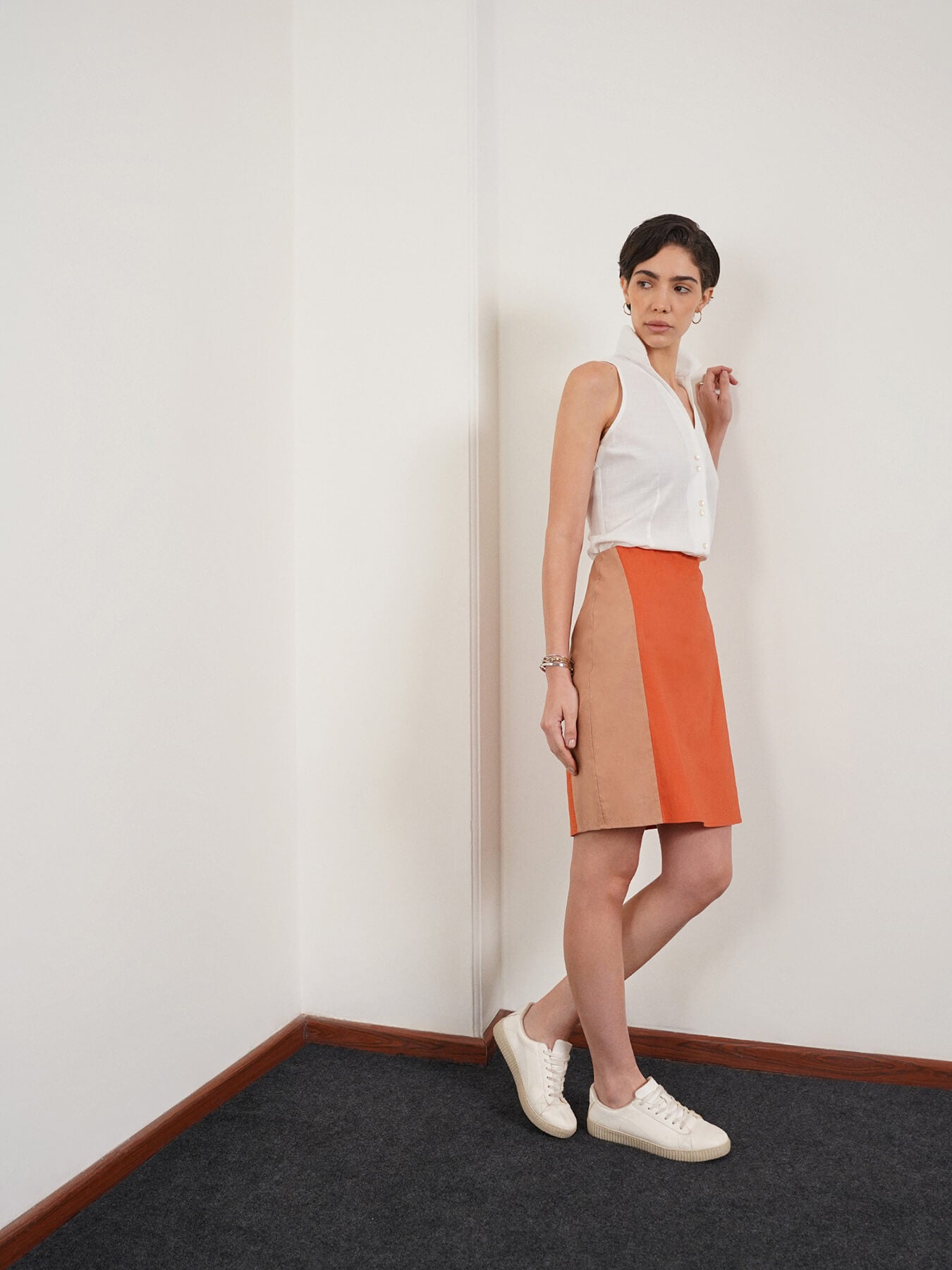 Pure Cotton Shirt - White