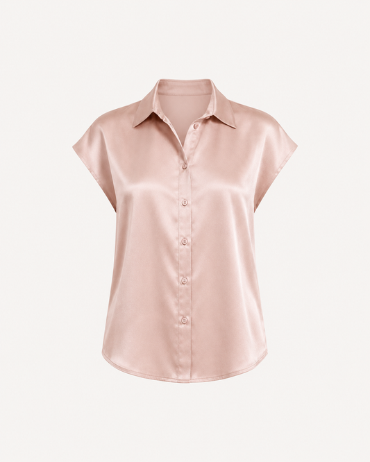 Satin Shirt - Pink