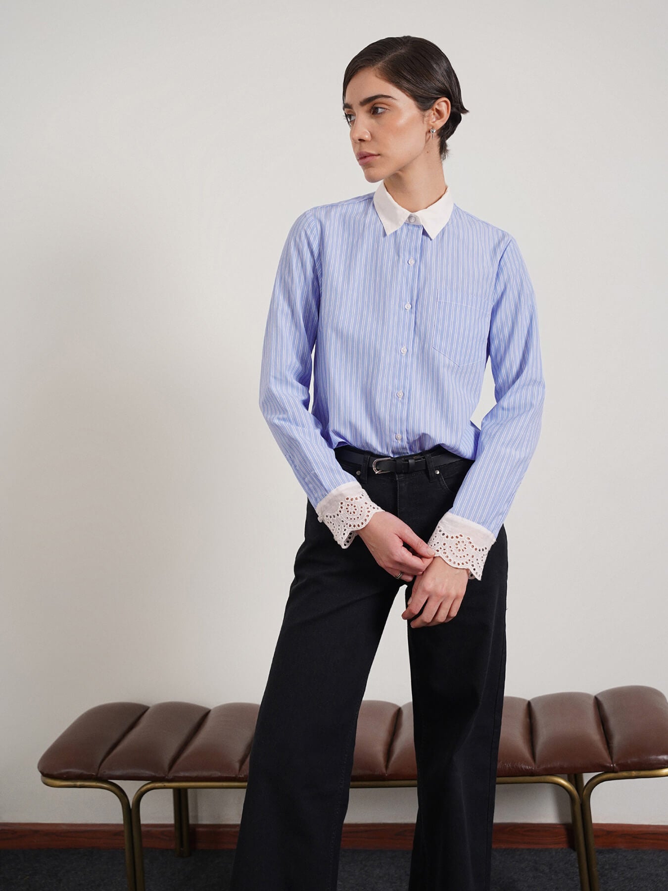 Striped Shirt - Blue