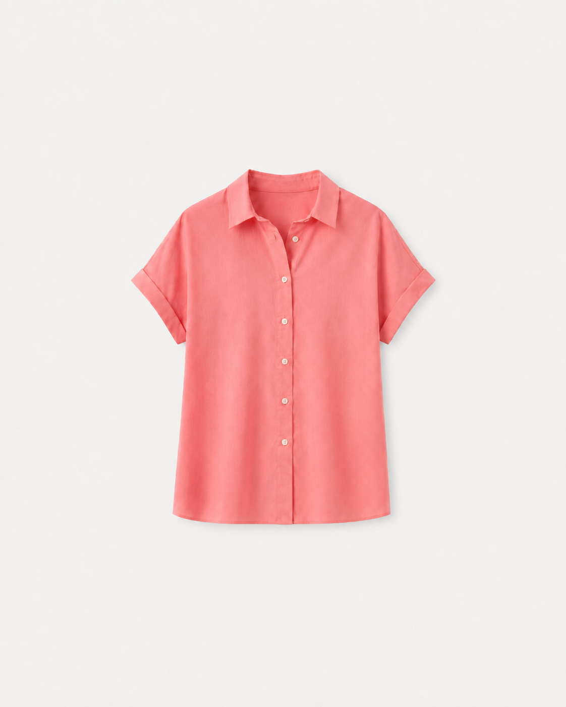 Pure Cotton Shirt - Pink