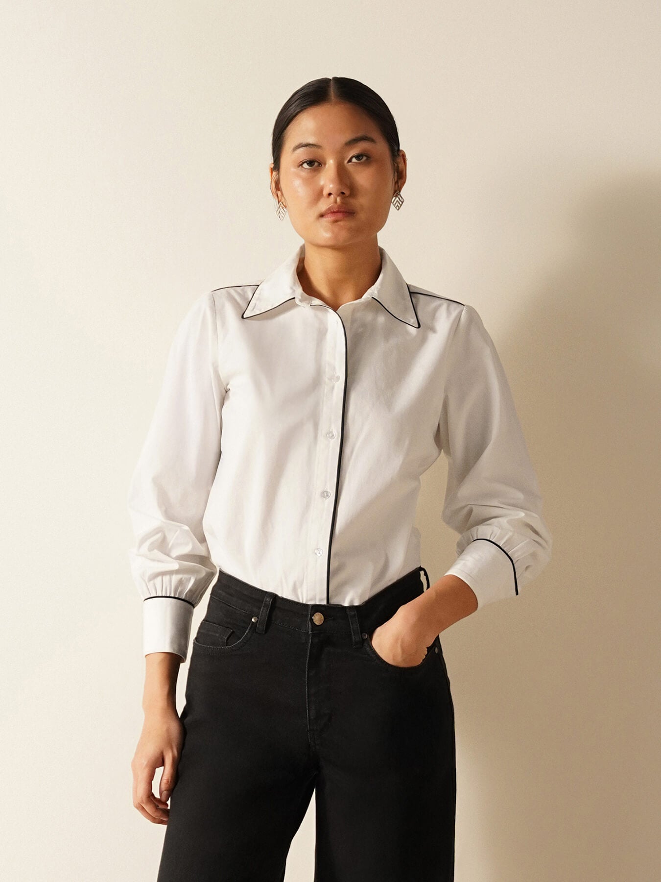 Cotton Shirt - White