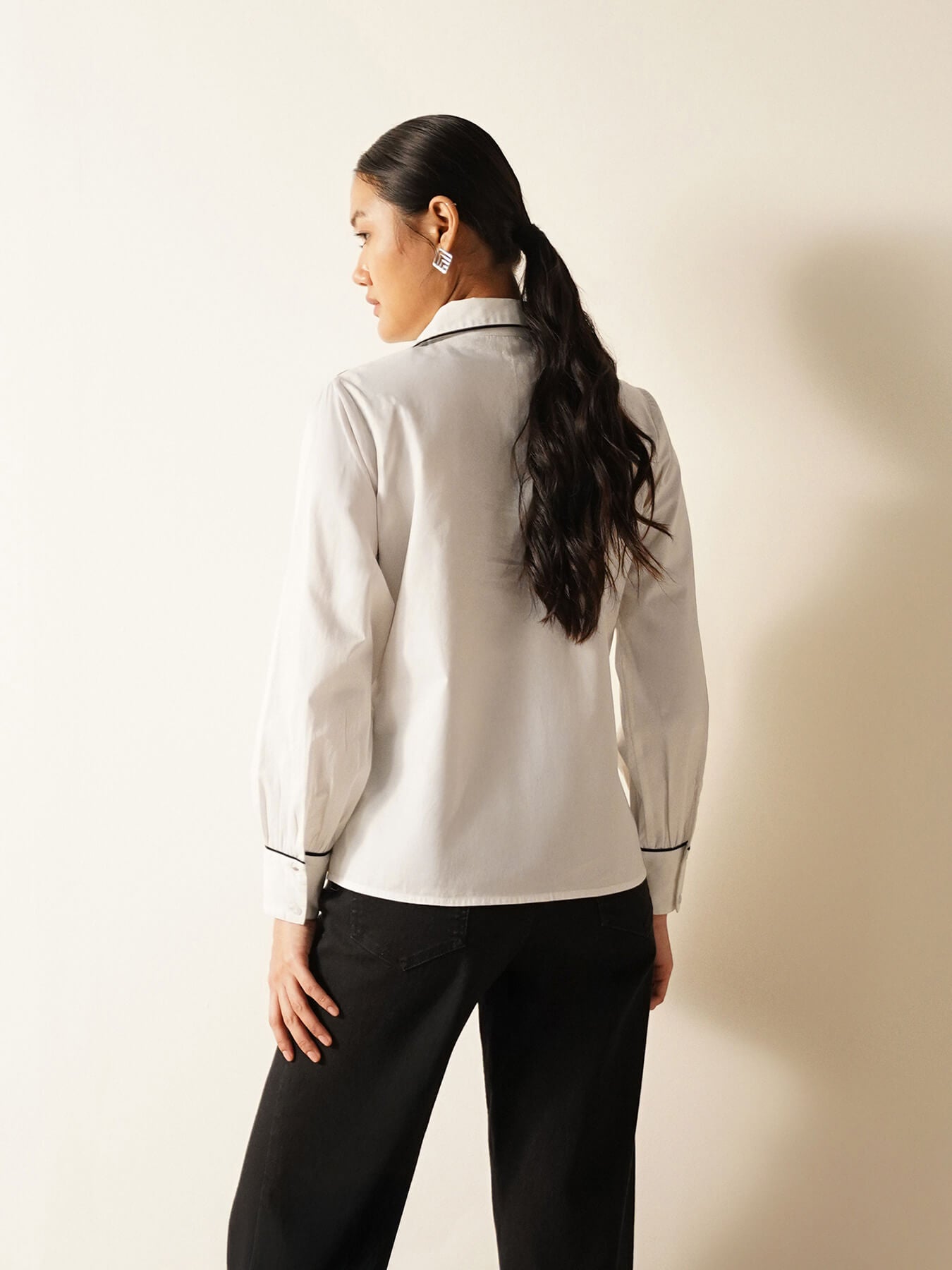Cotton Shirt - White