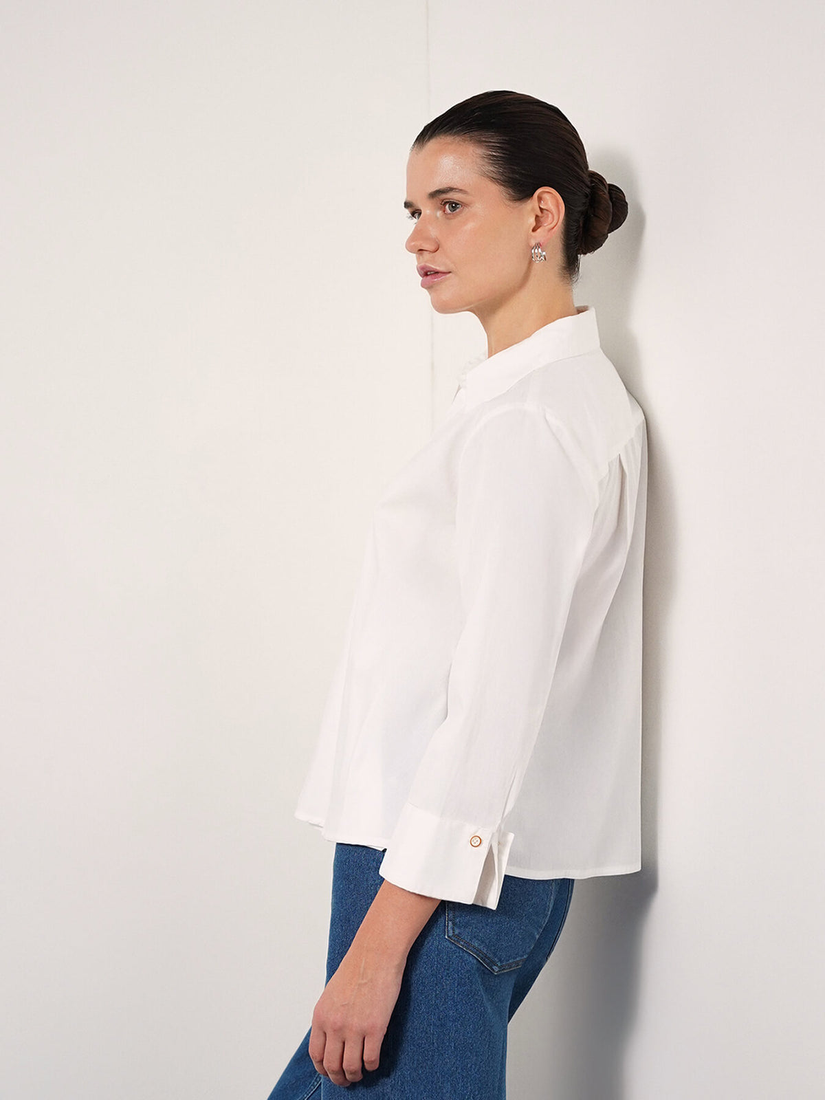Pure Cotton Shirt - Off-White