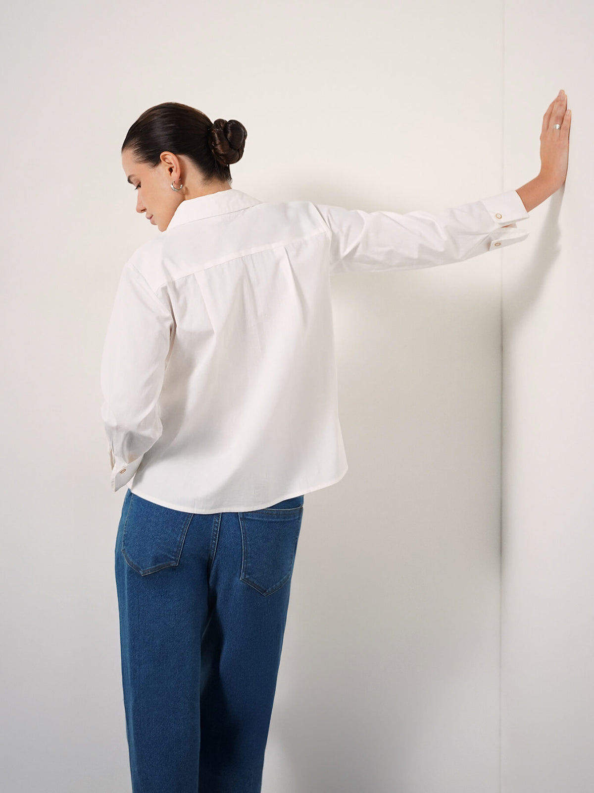 Pure Cotton Shirt - Off-White
