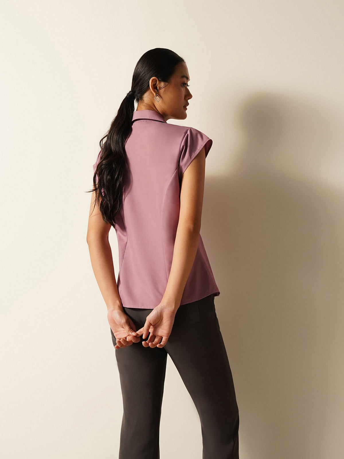 Button-Down Shirt - Dusty Pink