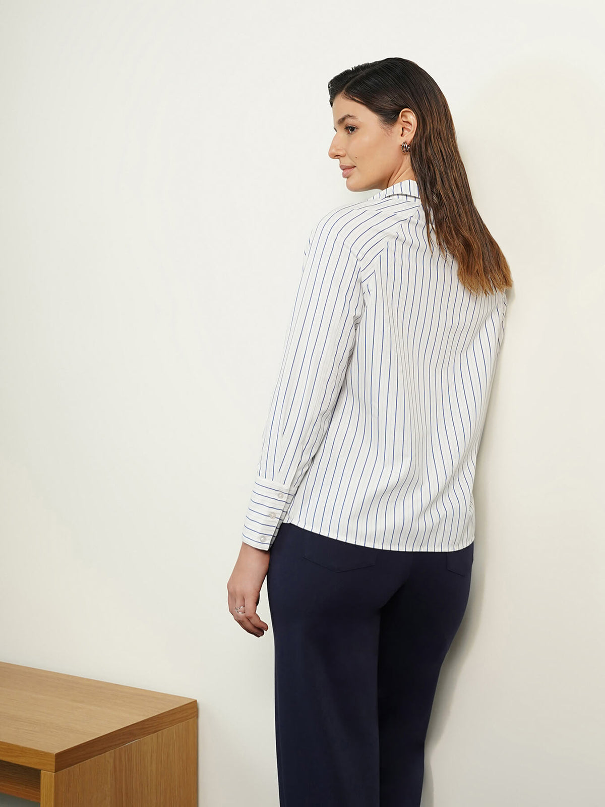 Striped Shirt - White