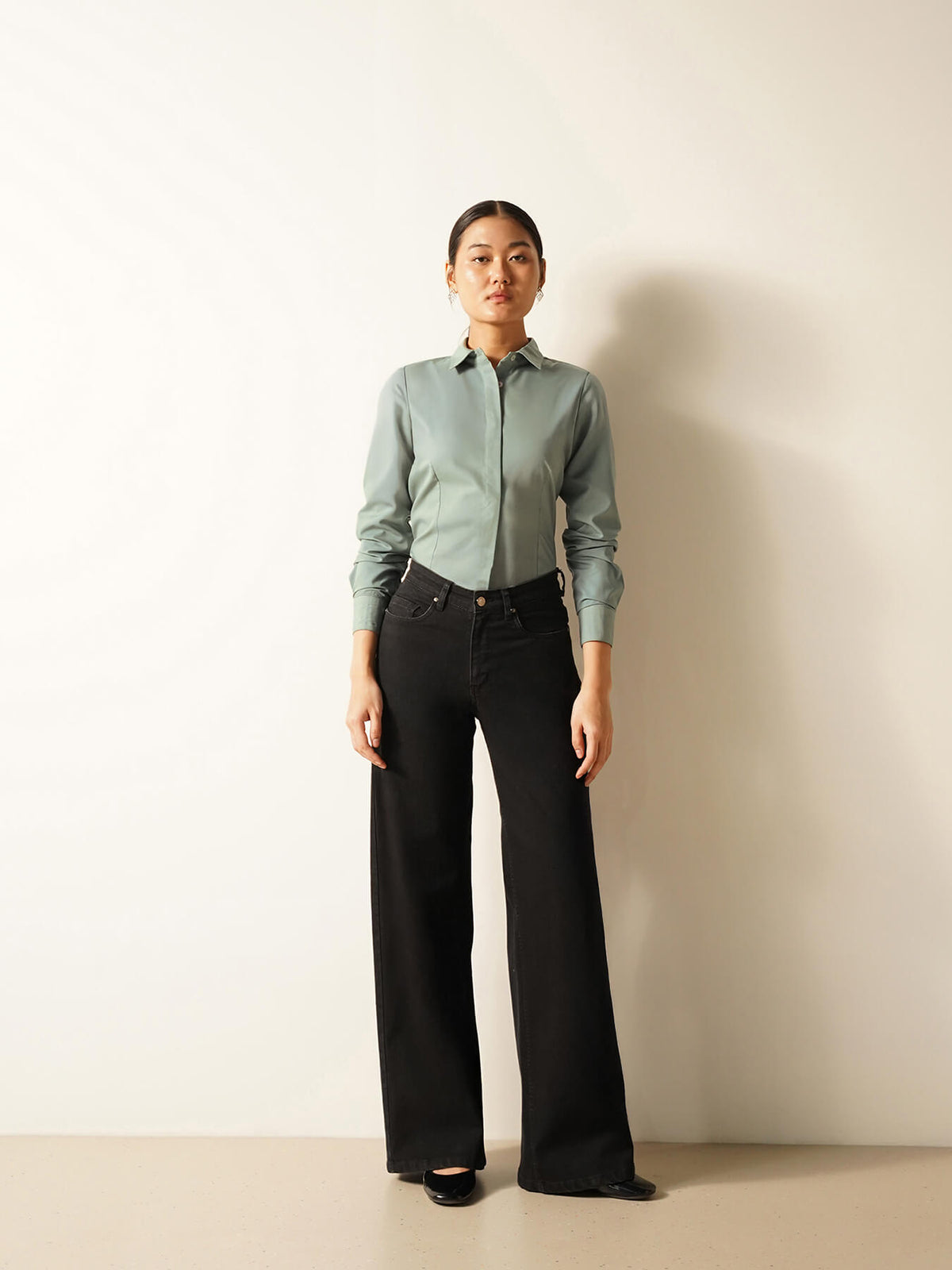 Button-Down Shirt - Sage Green