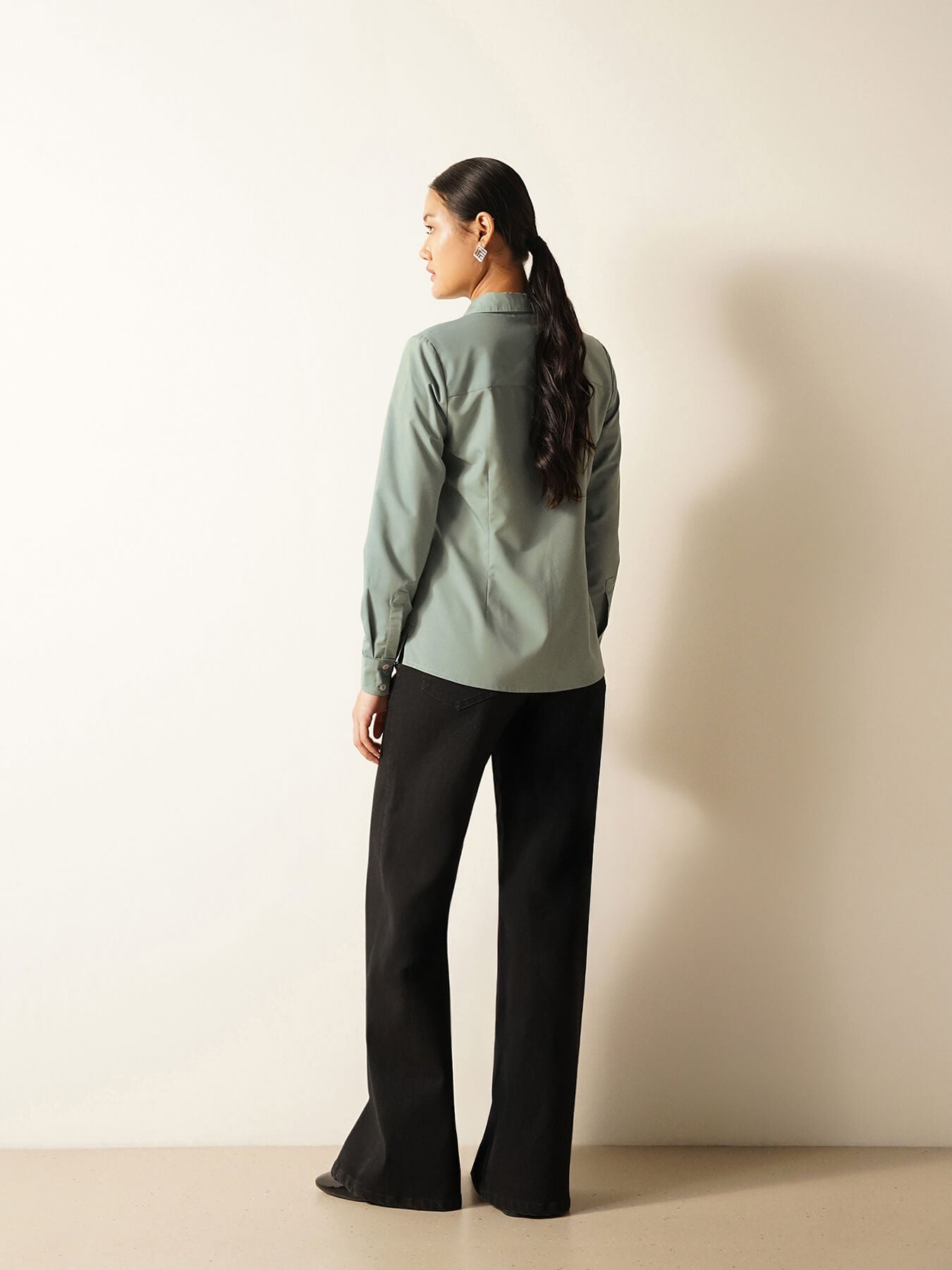Button-Down Shirt - Sage Green