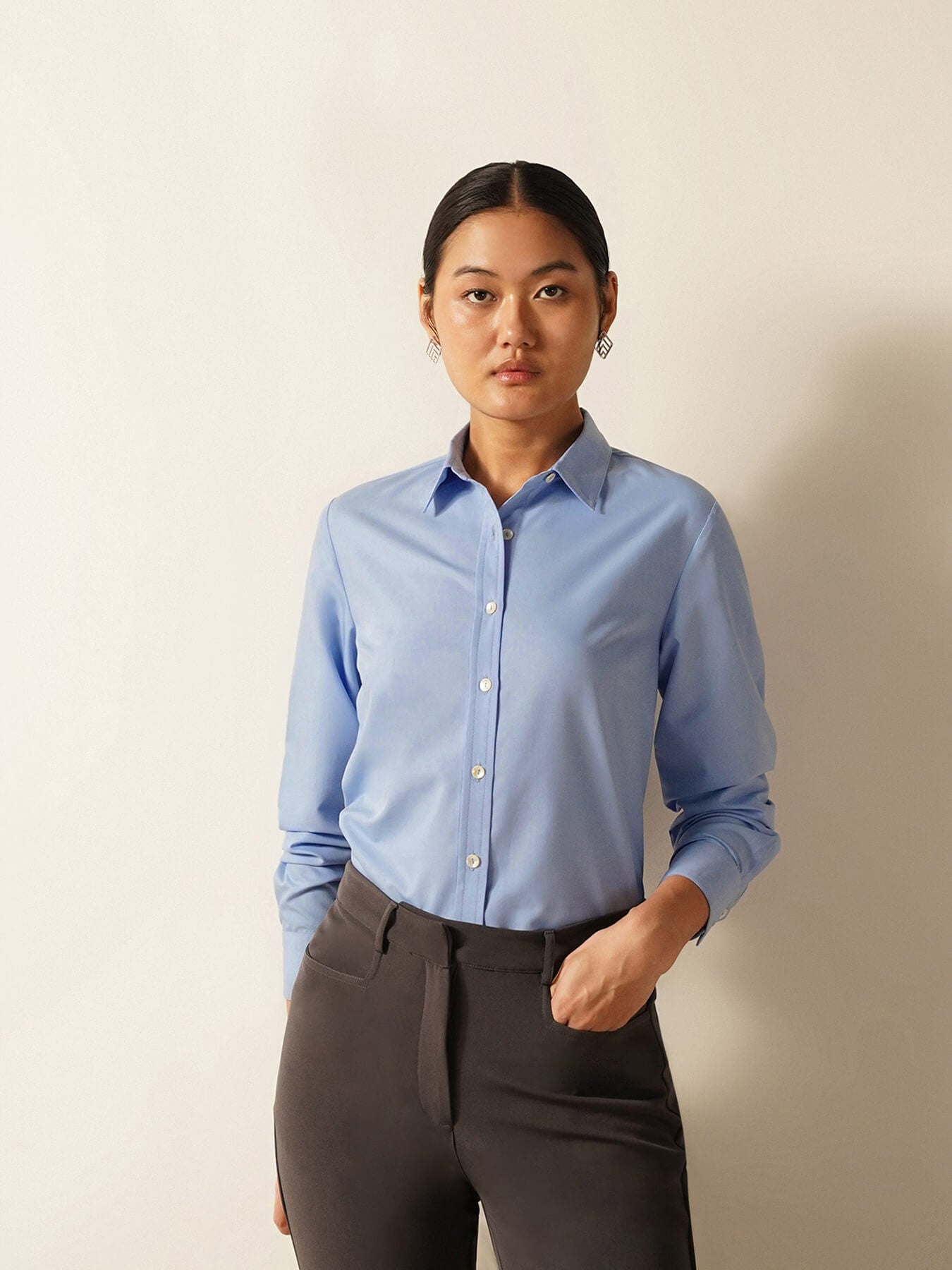Button-Down Shirt - Light Blue