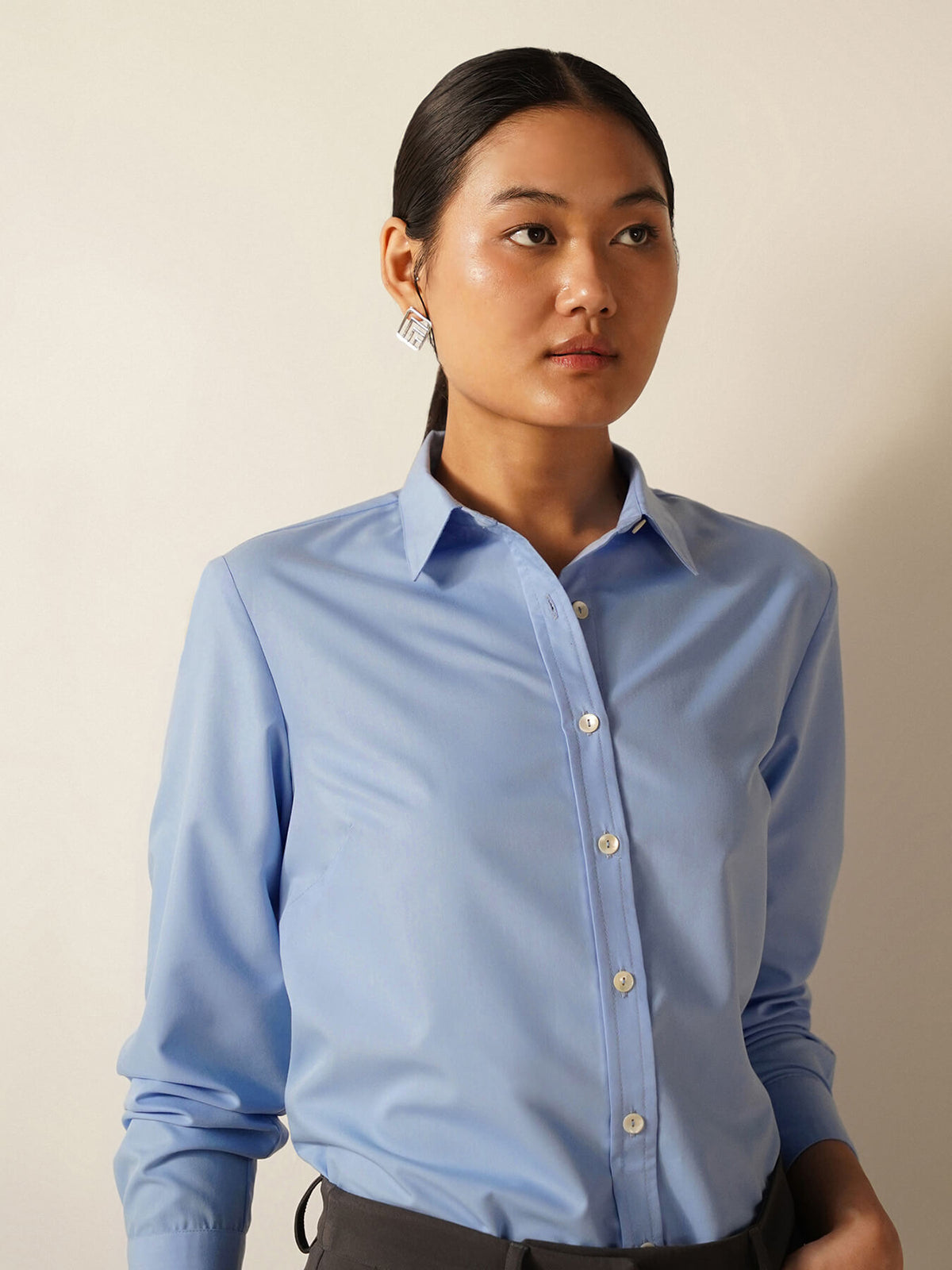 Button-Down Shirt - Light Blue