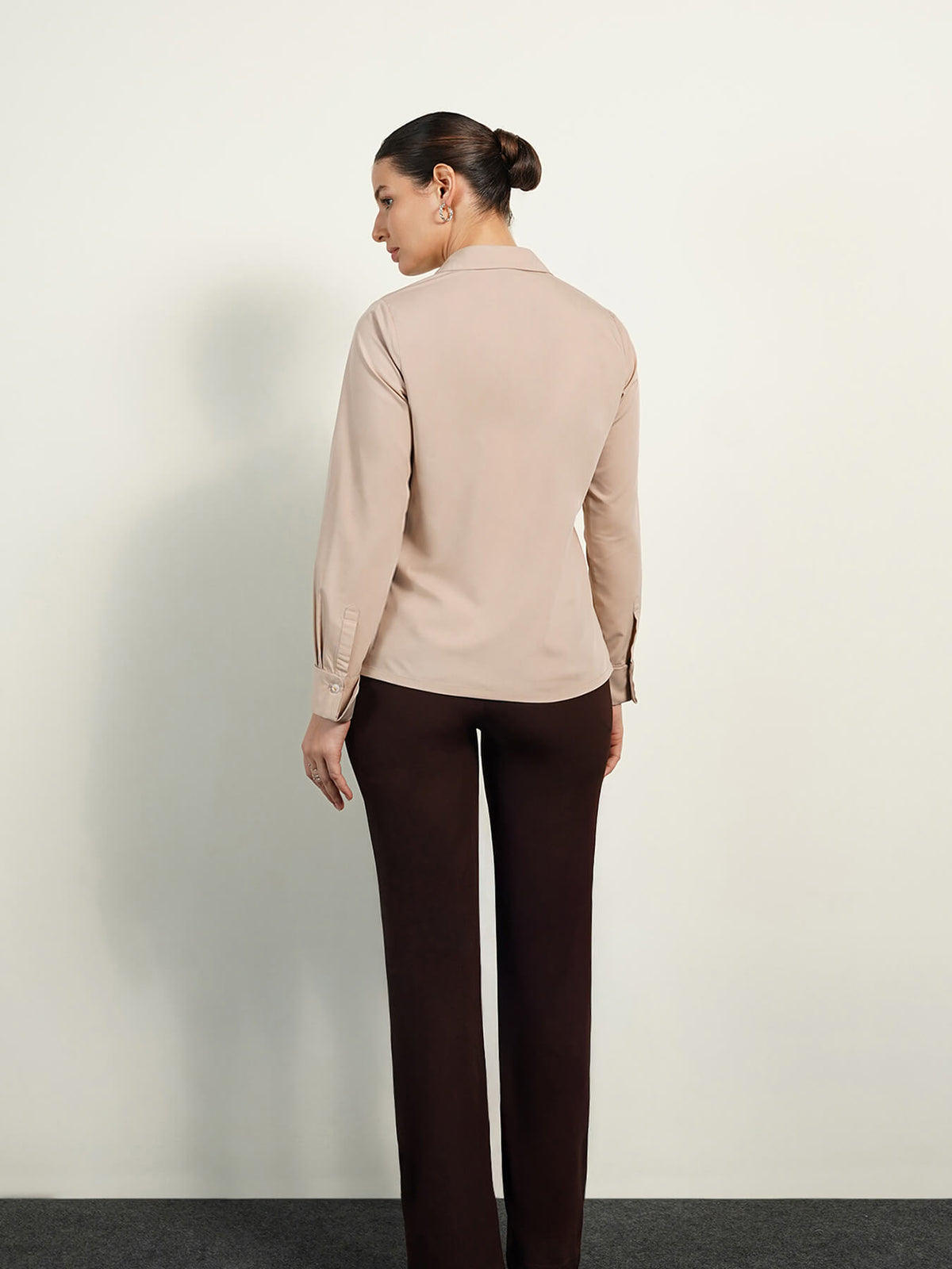 Button-Down Shirt - Beige
