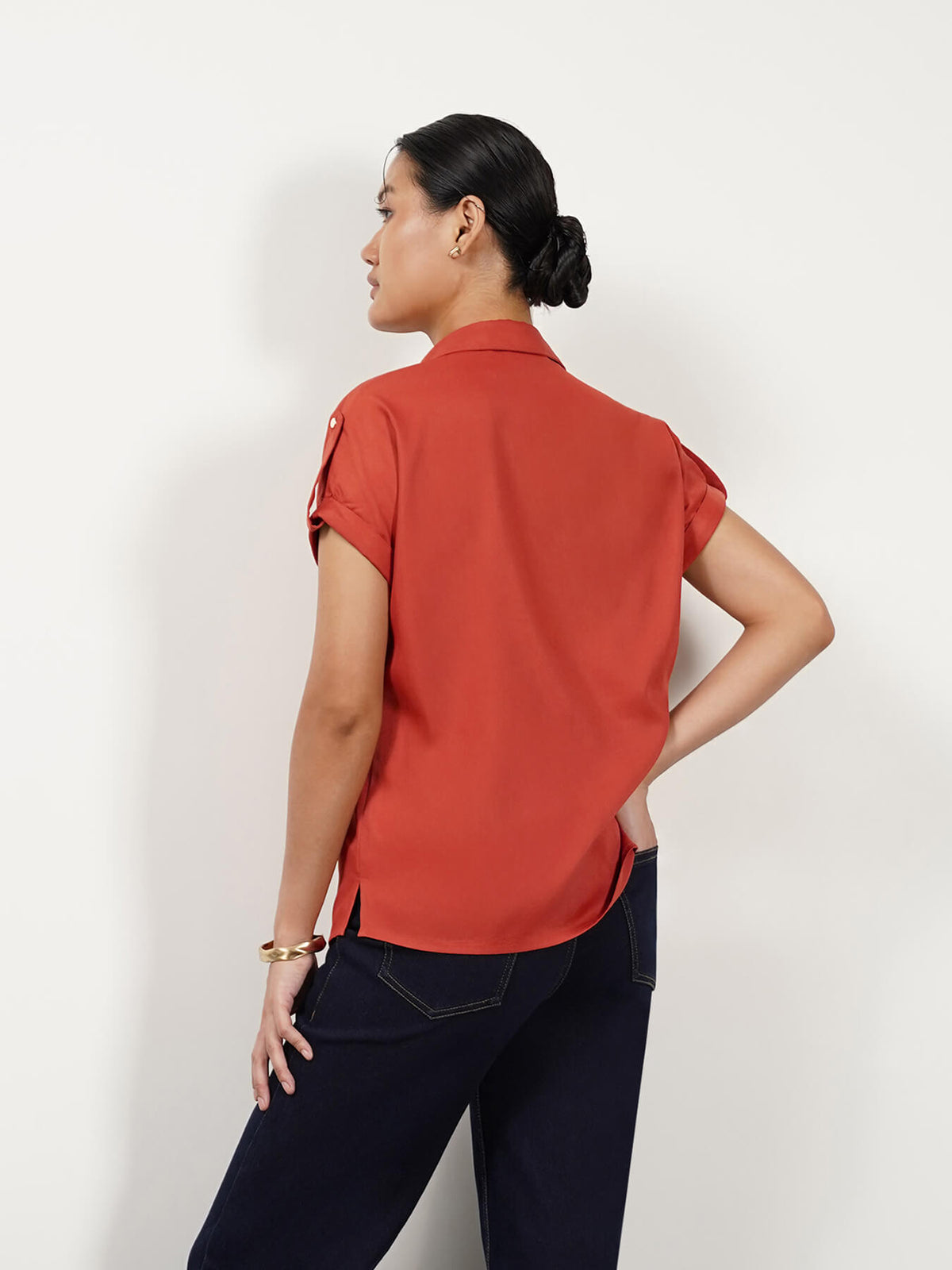 Short Sleeve Shirt - Orange