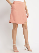 Cotton Skort - Dusty Pink