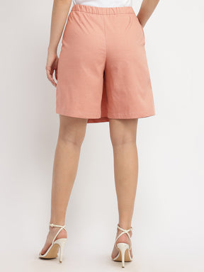 Cotton Skort - Dusty Pink