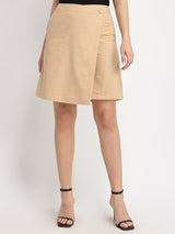 Cotton Skort - Beige