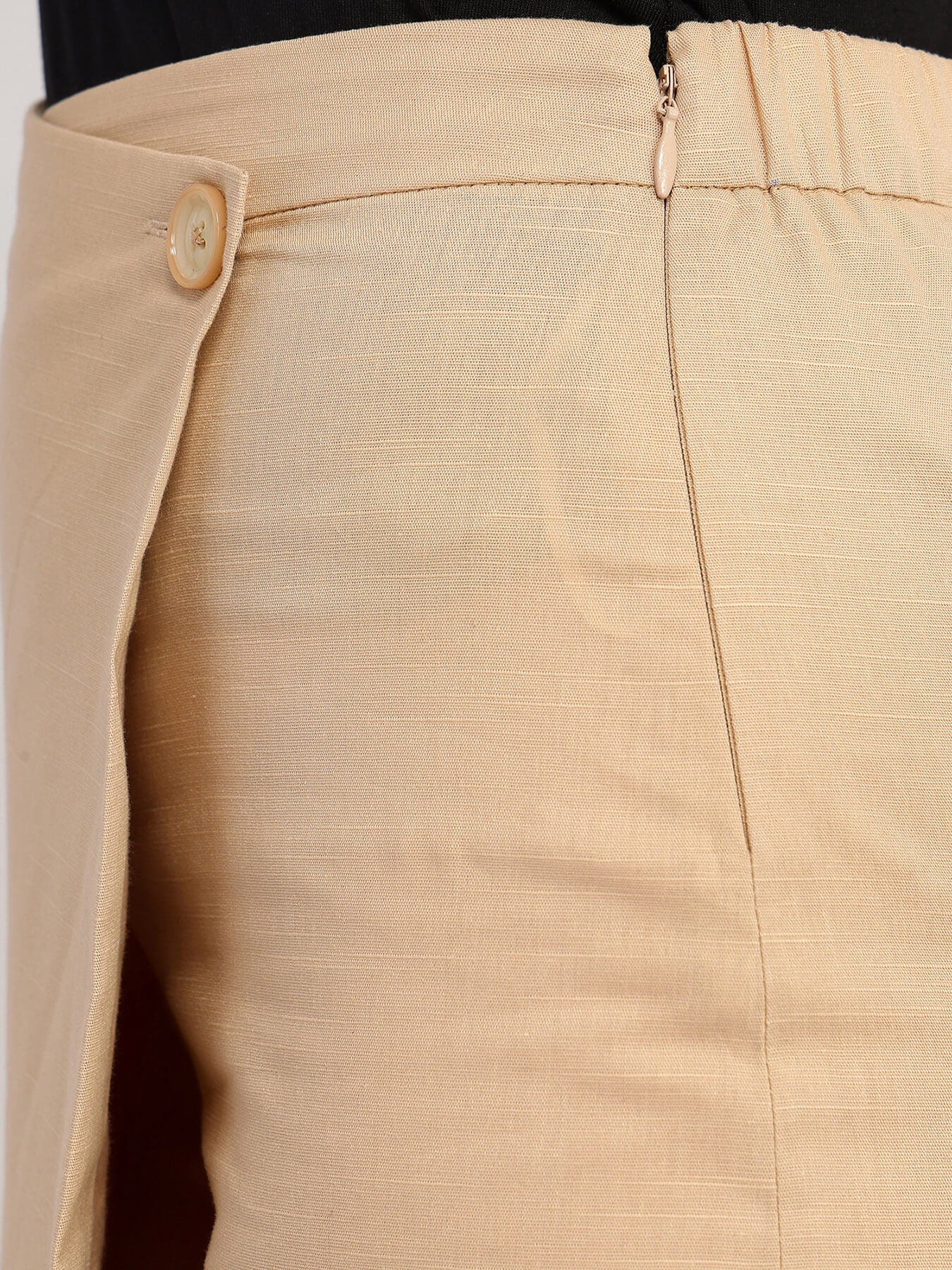 Cotton Skort - Beige