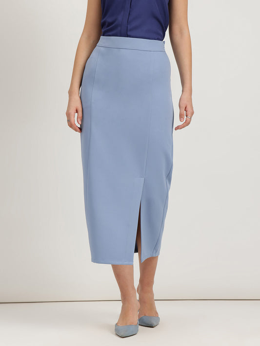 Pencil Skirt - Blue