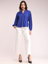 Raglan Sleeves Top - Blue