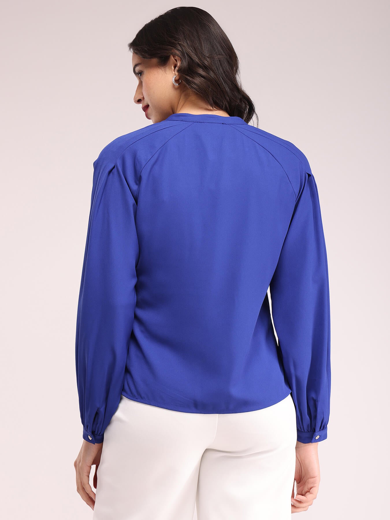 Raglan Sleeves Top - Blue