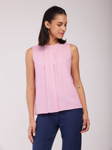 Crew Neck Top - Pink