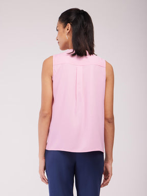 Crew Neck Top - Pink