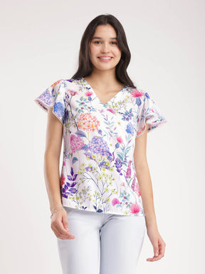 Floral Lace Top - Multicolour