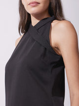 Halter Neck Top - Black