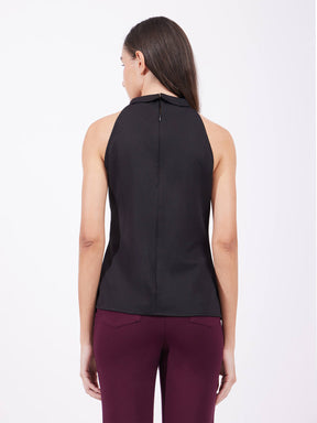 Halter Neck Top - Black