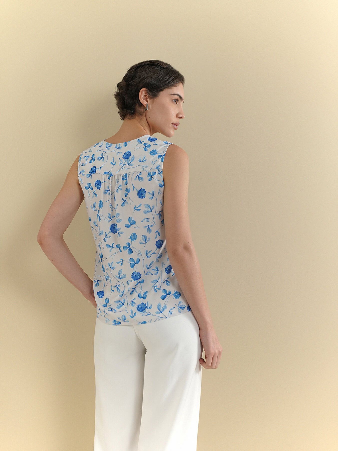 Floral Top - White