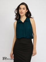 Button Down Top - Green