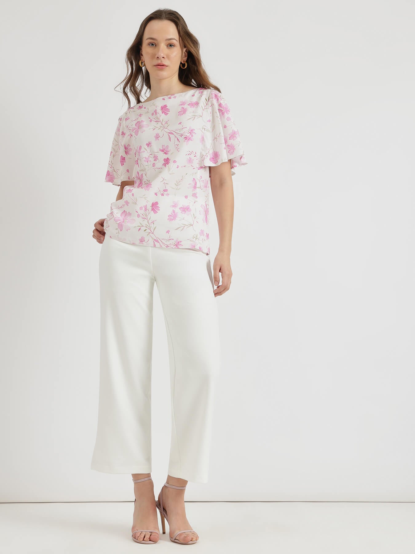 Floral Top - White