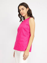 Cotton Top - Fuchsia