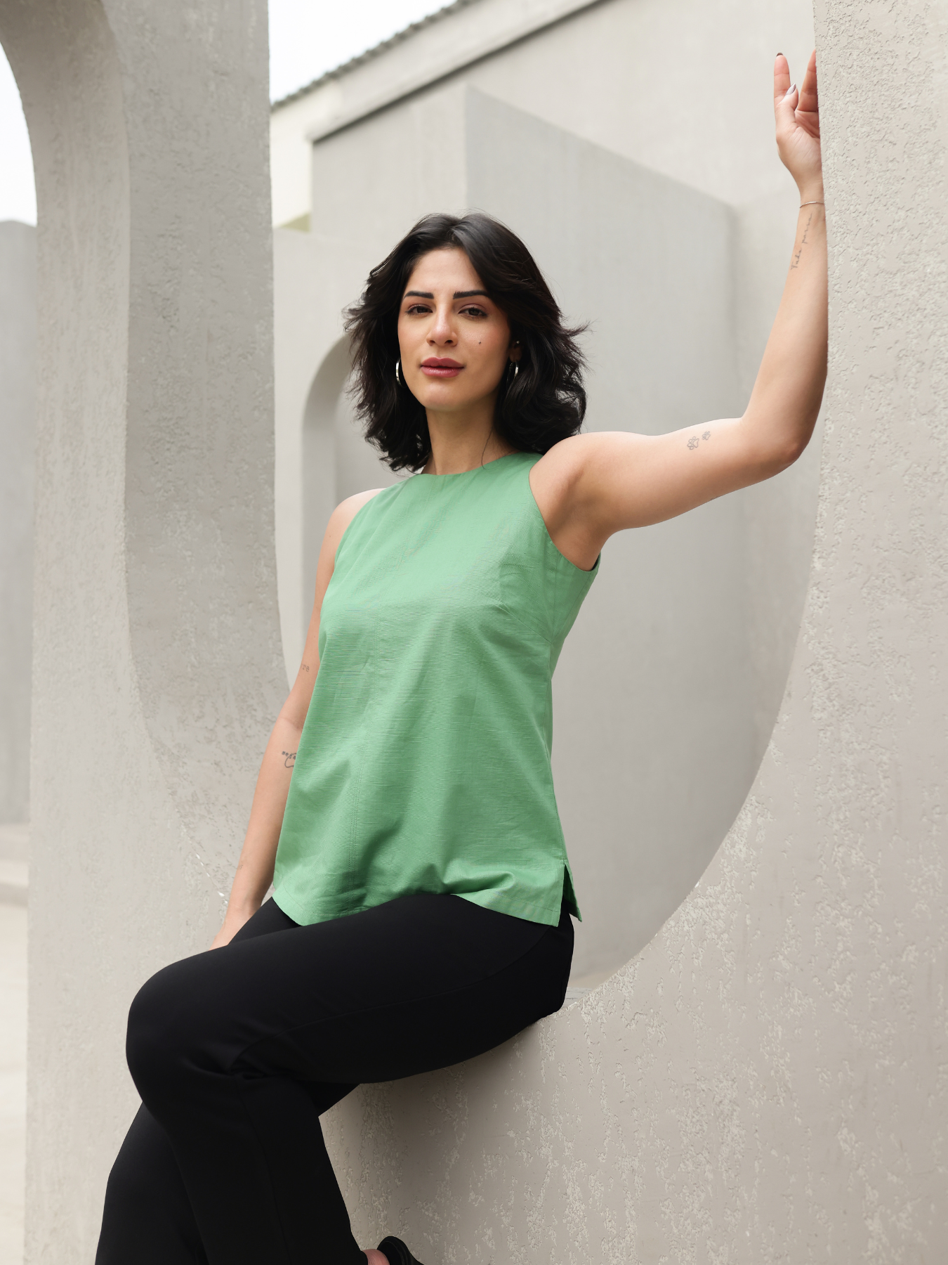 Cotton Top - Green