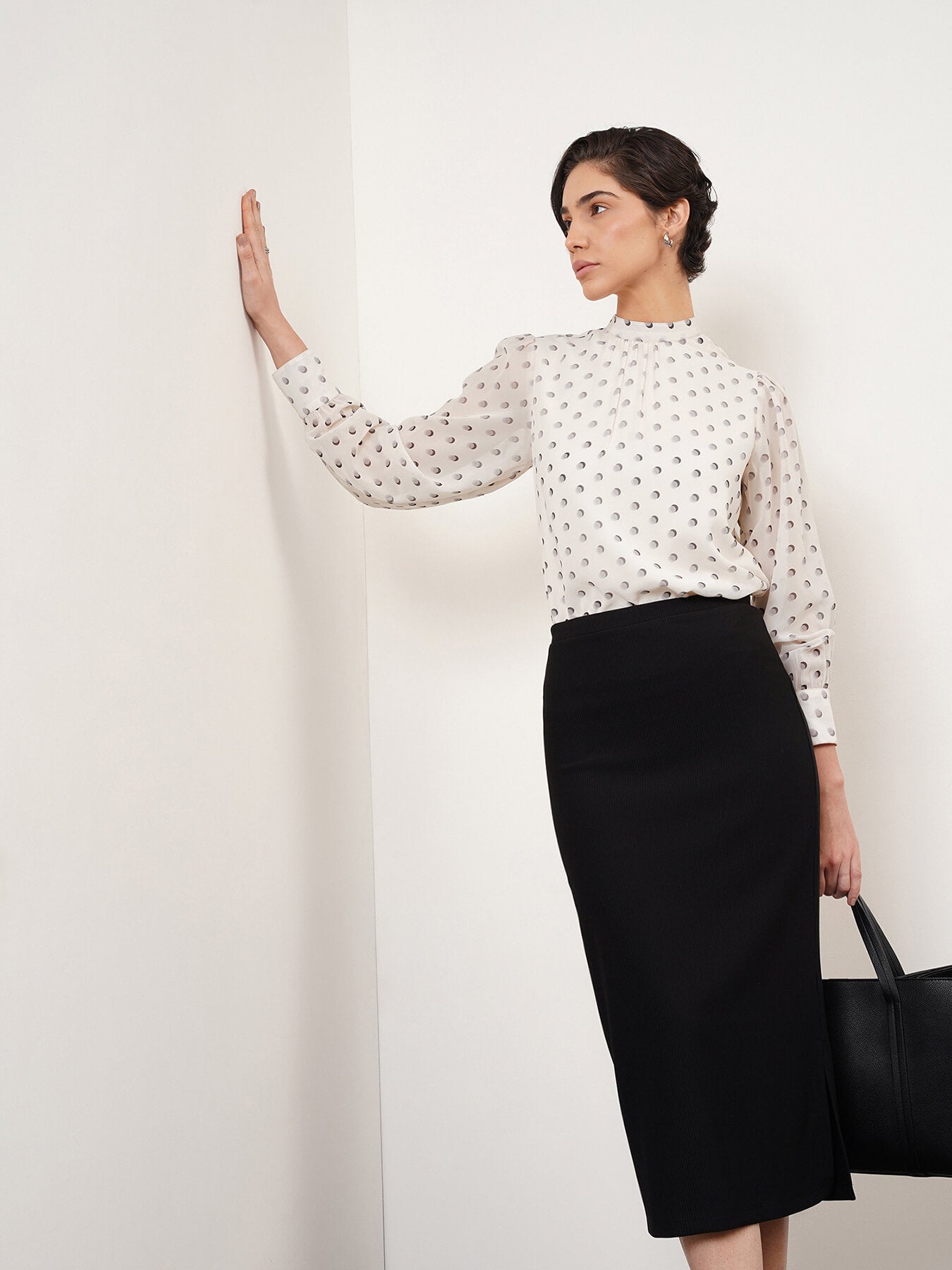 Polka Dot Top - Off White