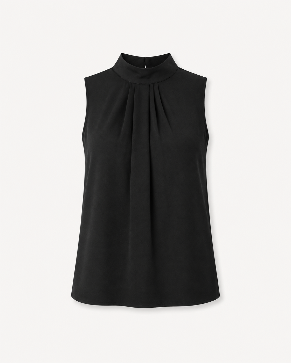 Pleated Top - Black