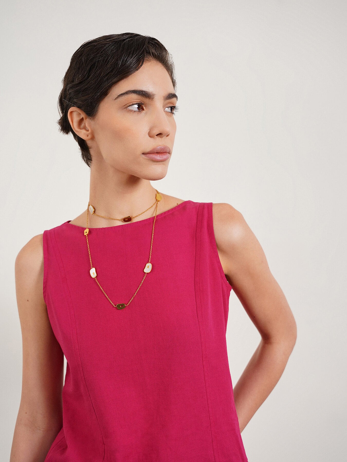 Pure Cotton Top - Fuchsia