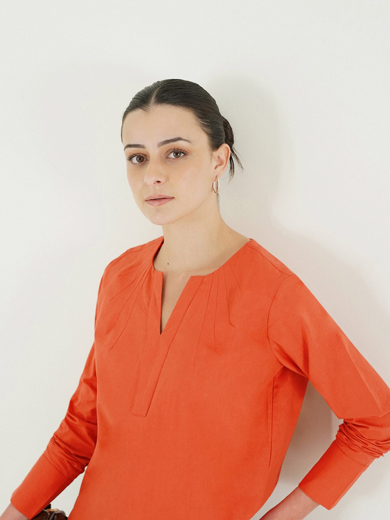 Pure Cotton Top - Rust