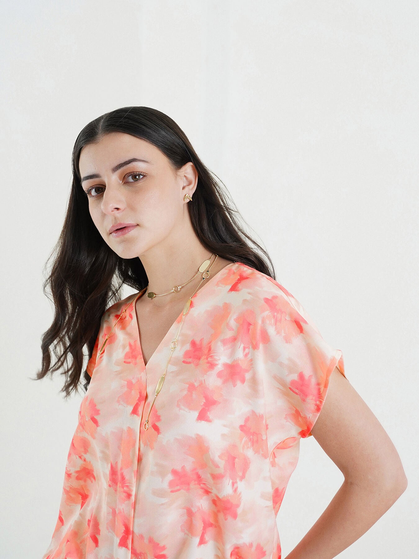 Floral Top - Off White