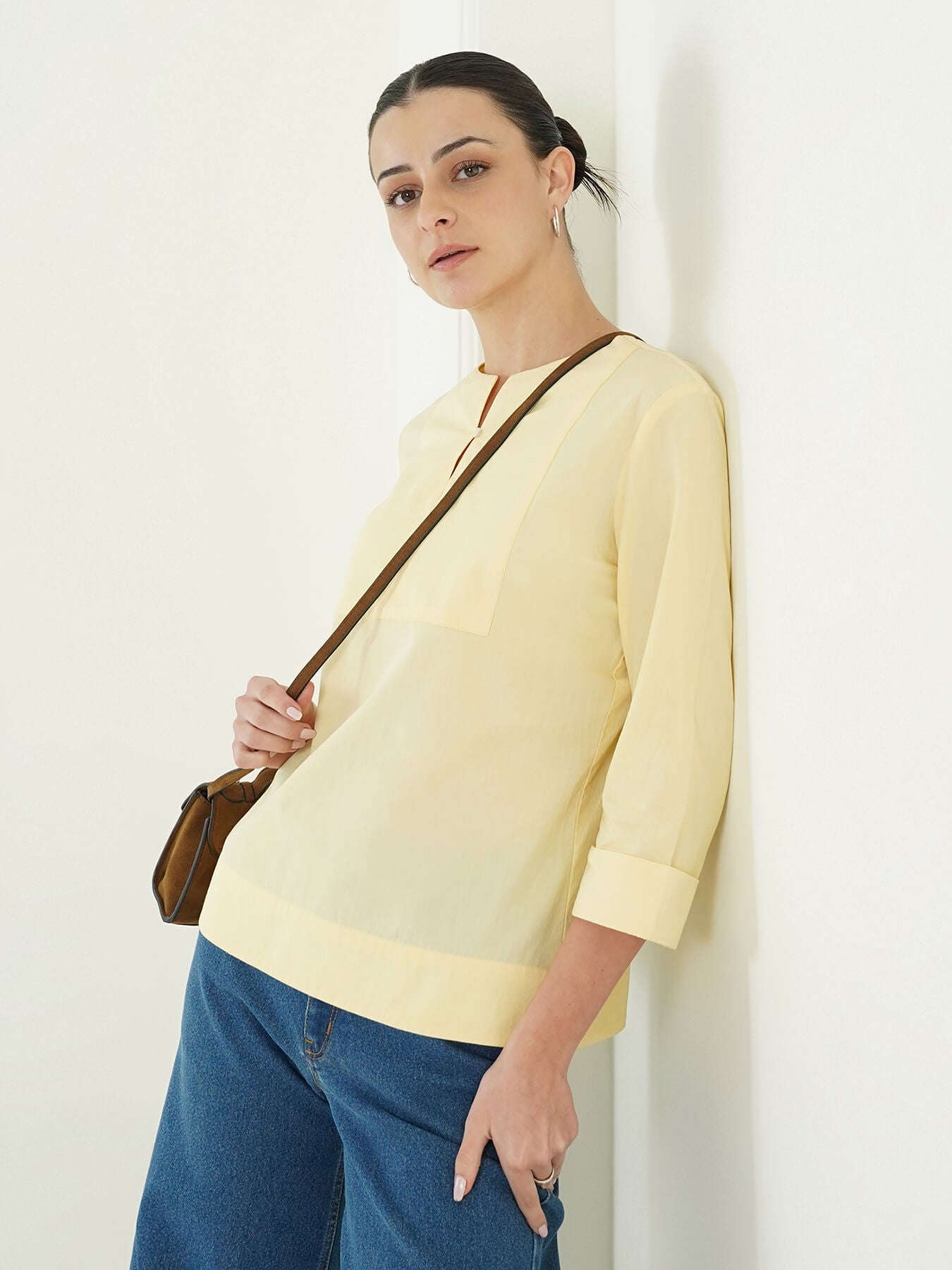 Pure Cotton Top - Yellow