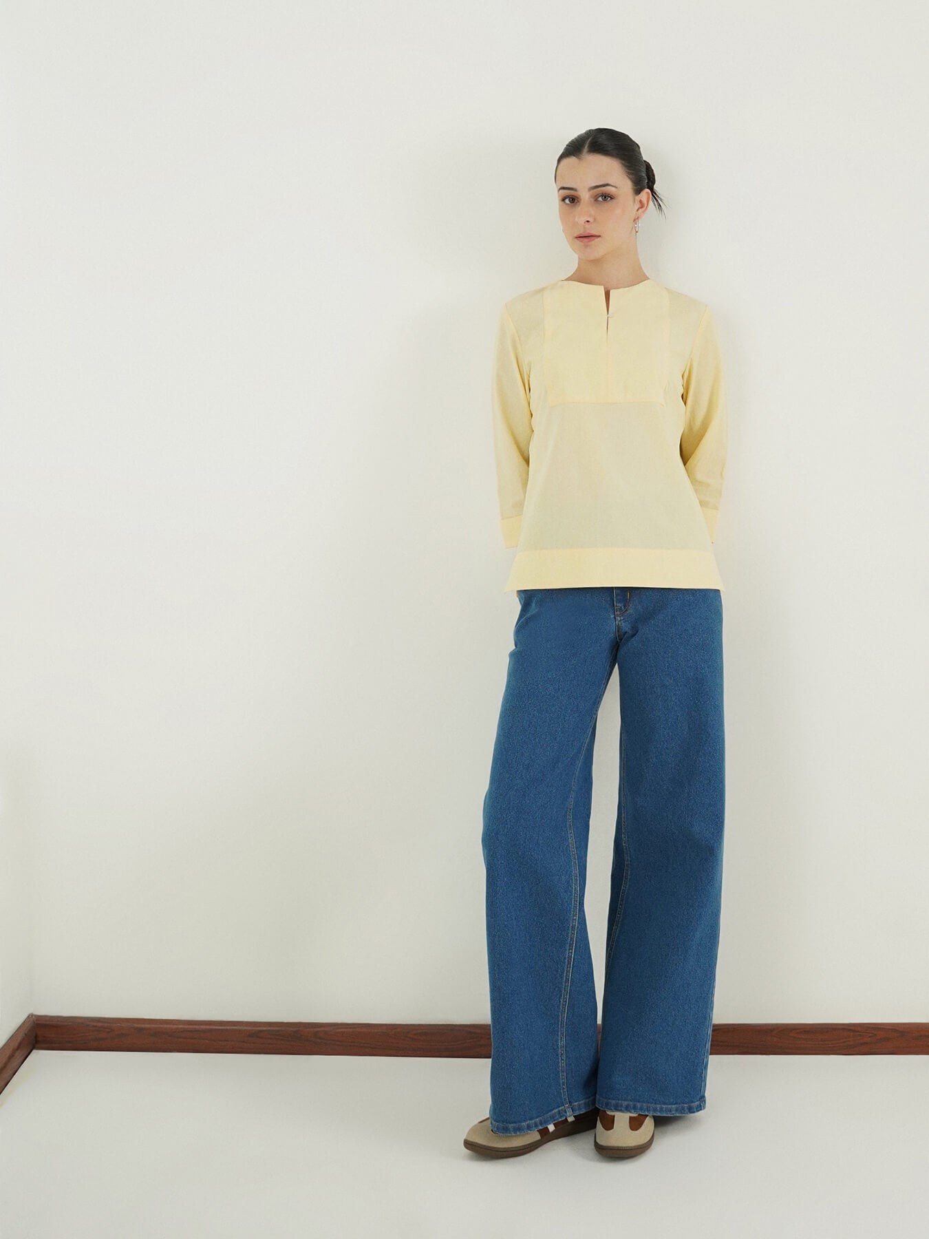 Pure Cotton Top - Yellow