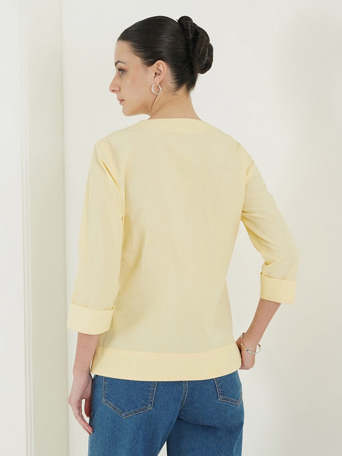 Pure Cotton Top - Yellow