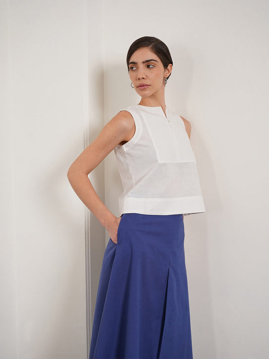 Pure Cotton Top - Off White