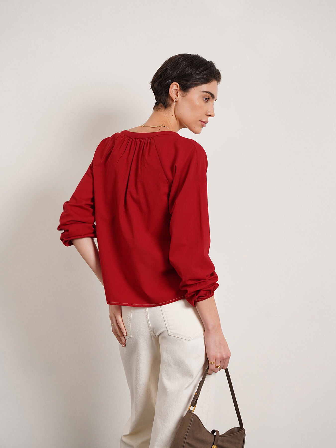 Pure Cotton Top - Red