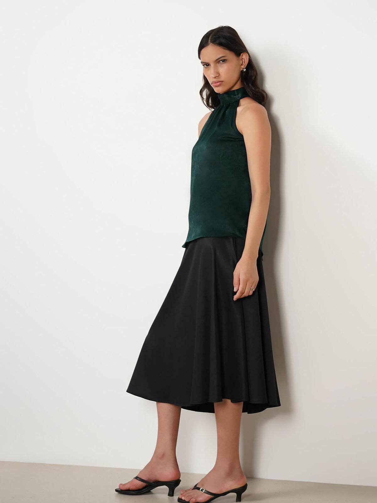 Halter Neck Top - Green