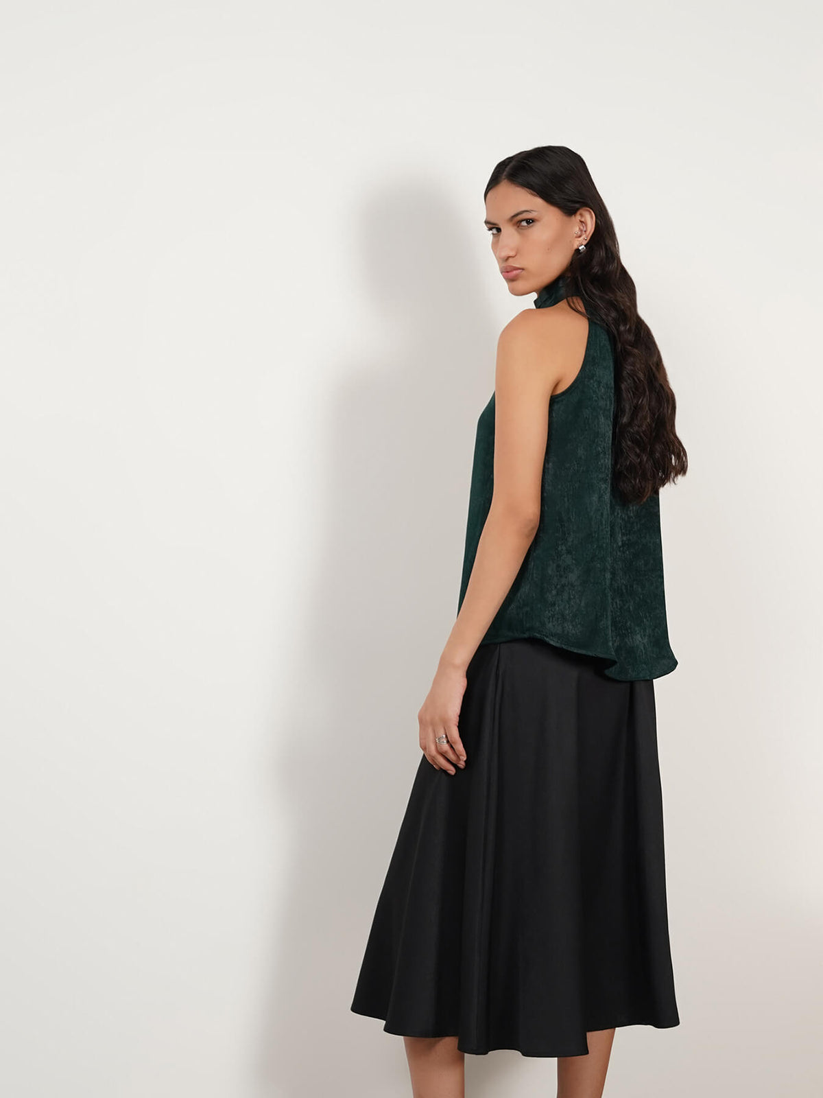 Halter Neck Top - Green