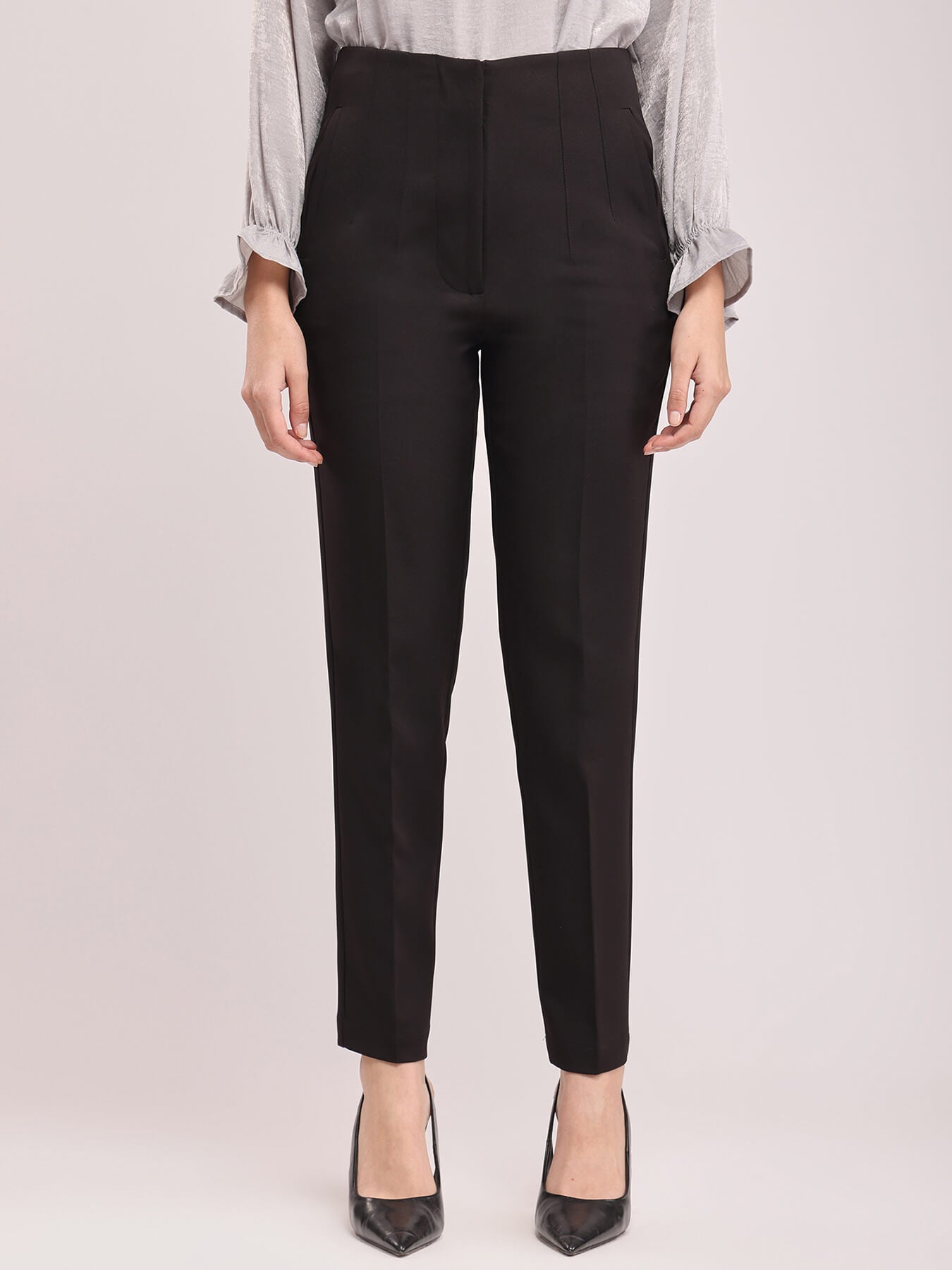 High Waist Trouser - Black