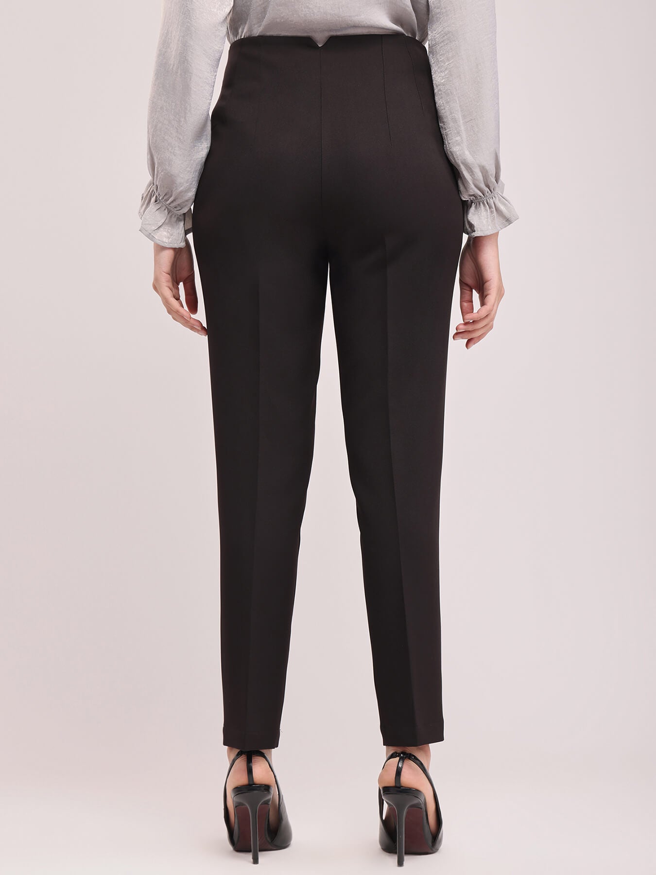 High Waist Trouser - Black
