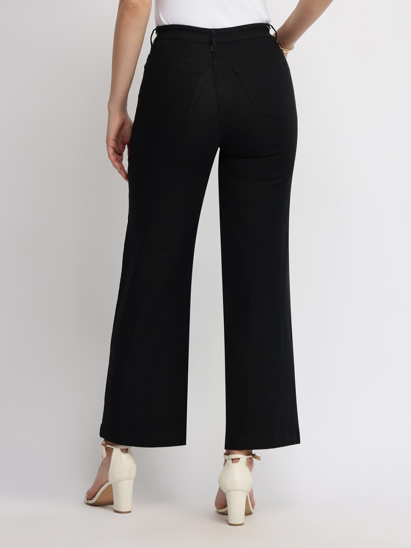 Wide Leg Jeans - Black
