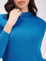 LivSoft Round Neck Sweater - Royal Blue