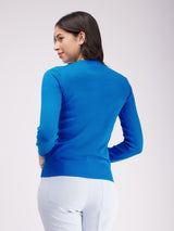 LivSoft Round Neck Sweater - Royal Blue